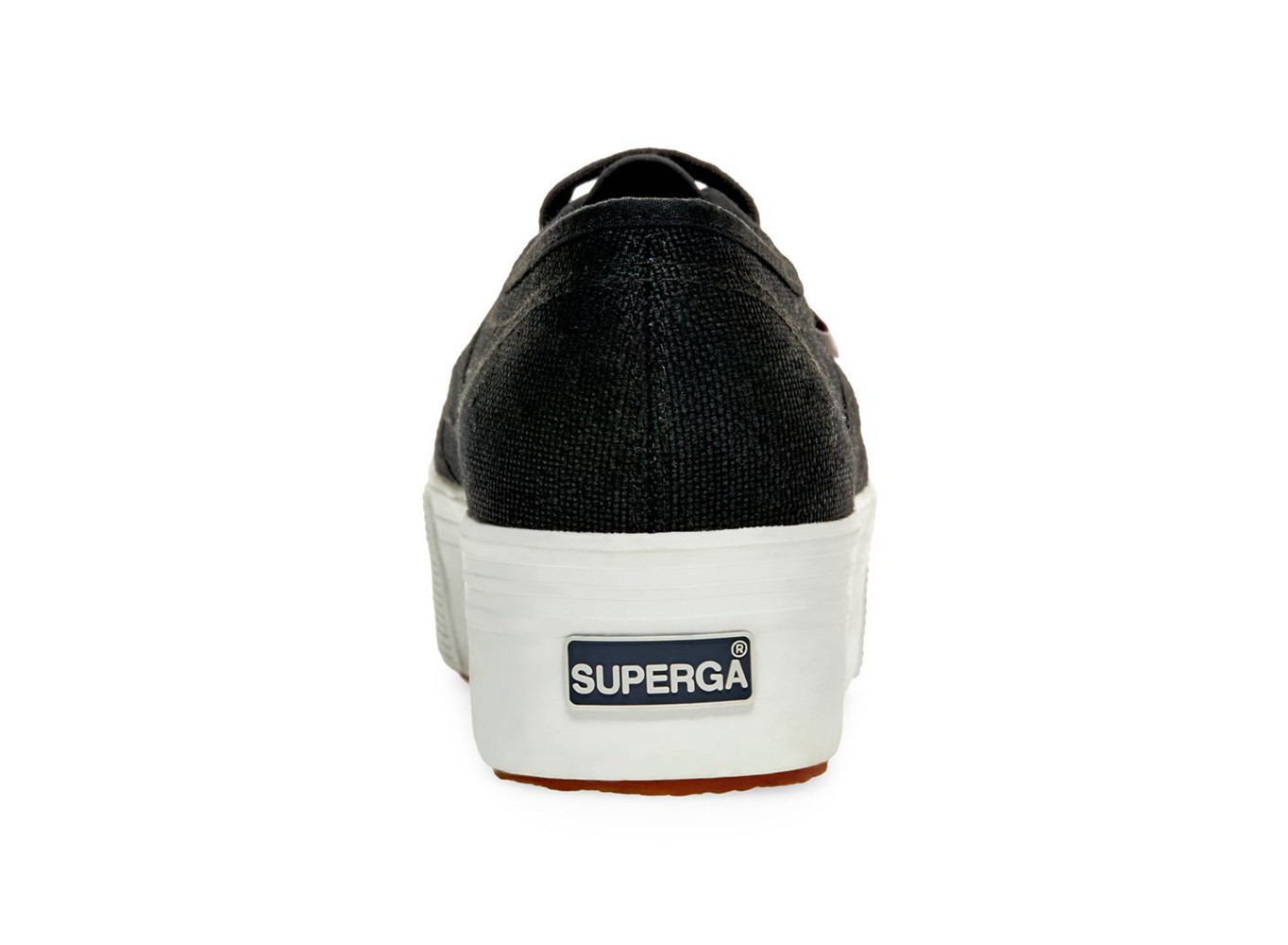 Espadrille Feminino Pretas/Branco - Superga 2790 Acotw - HOYEG-7481